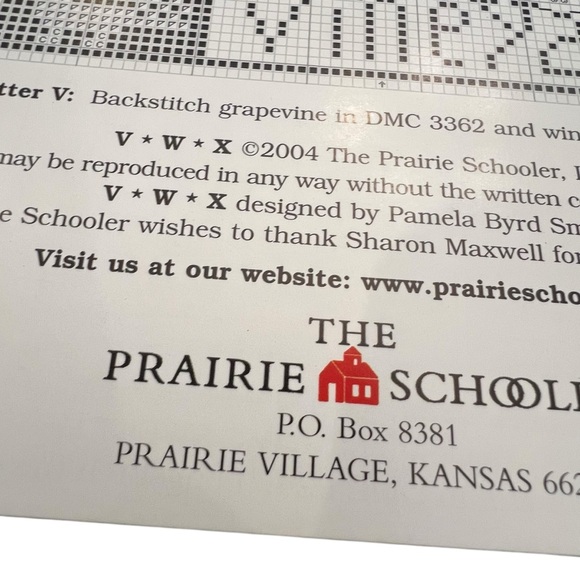 The Prairie Schooler Cross Stitch Book‎ No. 113 V*W*X 2004 Print - Picture 4 of 5